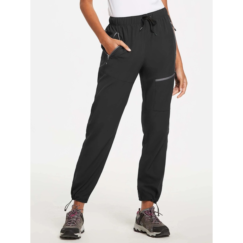 Baleaf Laureate Womens Hiking Pants M Black UPF 50+ DWR Outdoor Travel Trail